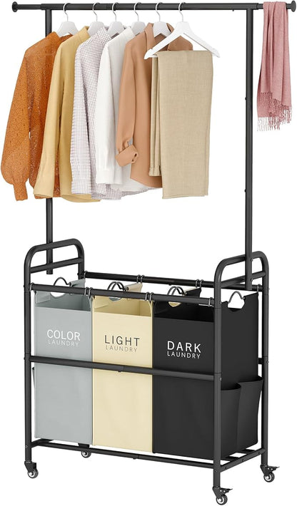 Tajsoon Laundry Sorter Cart by Tajsoon