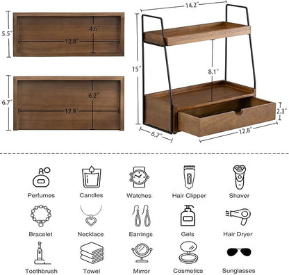 2-Tier Bathroom Organizer Countertop - Image 6
