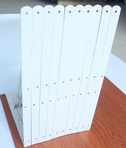8 Pack L20 x H 12" White Heavy Duty Shelf Brackets - Image 3