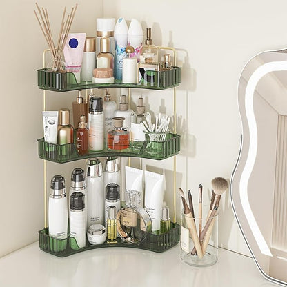 Webetop Corner Bathroom Counter Organizer, Bathroom Makeup Countertop Organizer by Webetop