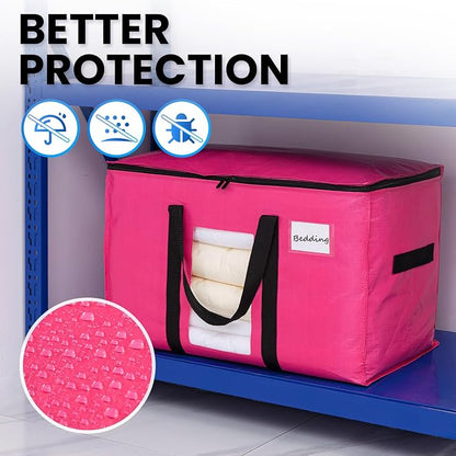 TAILI 6 Pack Pink Extra Large Moving Bags, Heavy Duty Totes - Image 7