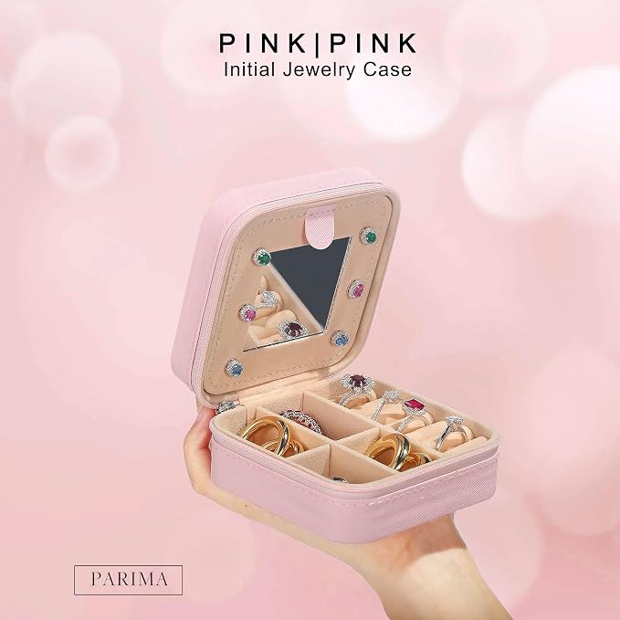 Parima Travel Essentials for Women Jewelry Box, Travel Accessories for Teen - Image 2