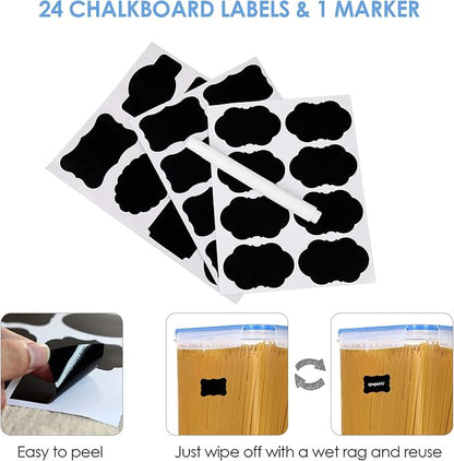Vtopmart Extra Large Tall Airtight Food Storage Containers 4 Pieces 5.9qt / - Image 7