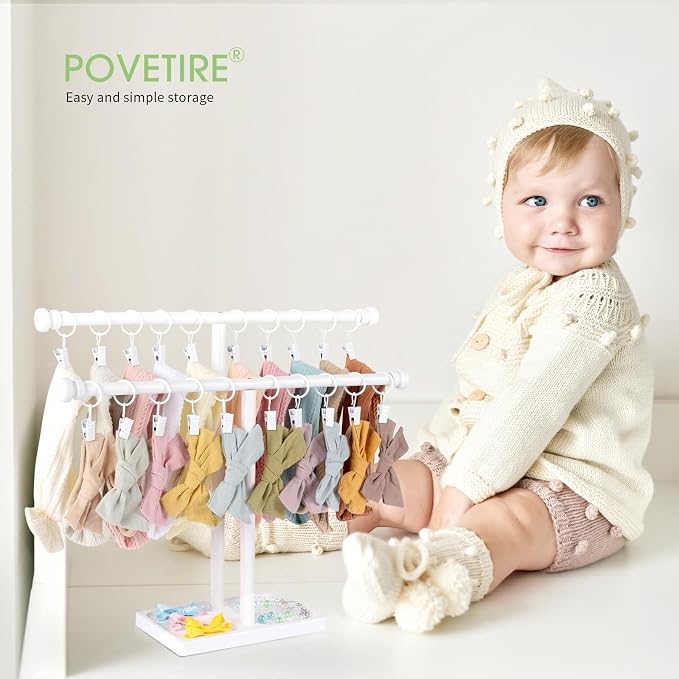 POVETIRE Headband Holder Stand Storage - Image 2
