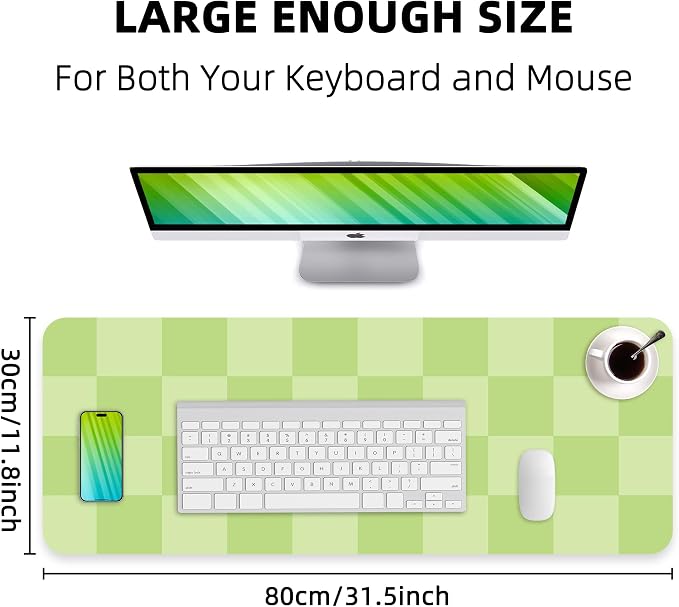 Non-Slip Desk Pad, Mouse Pad, Waterproof PU Leather Desk Protector, Large Desk - Image 2