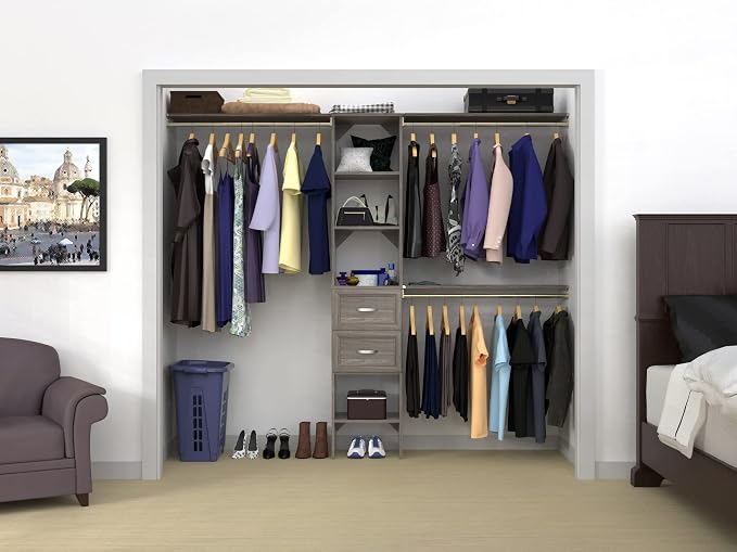 ClosetMaid SuiteSymphony Wood Closet Organizer Kit - Image 9