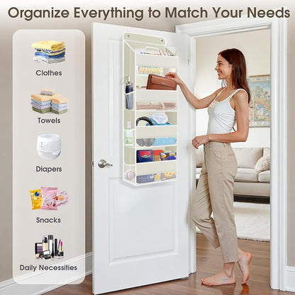 1 Pack Over The Door Organizer, Hanging Storage Organizer - Image 6