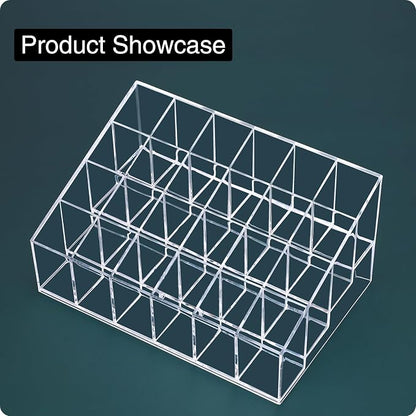 Lipstick Organizer, Small Clear Plastic Compact Lip Gloss Chapstick Perfume - Image 8
