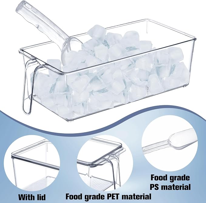 Havawish 4 Pcs Ice Storage Bin for Freezer - Image 3