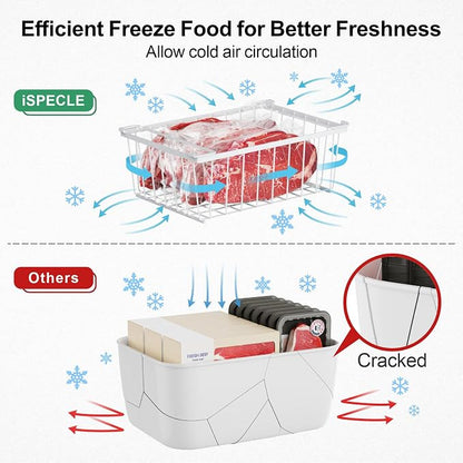 iSPECLE Chest Freezer Organizer Bins - Image 7