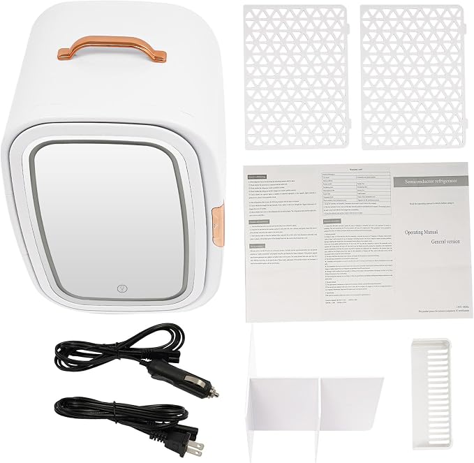 Mini Skincare Fridge, 12L Makeup Cosmetics Refrigerator Beauty Fridge - Image 7