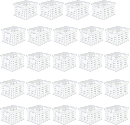 Sterilite Stackable Plastic Storage Crate Bin Organizer File Box by Sterilite