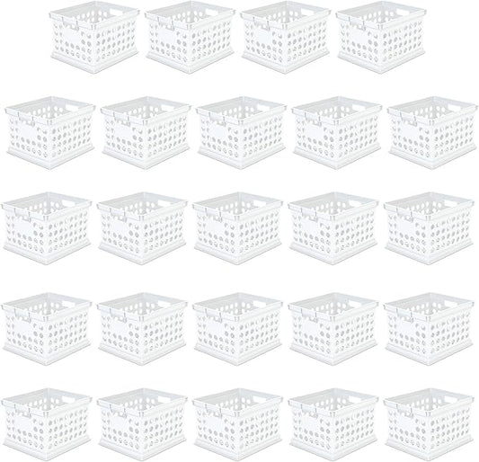 Sterilite Stackable Plastic Storage Crate Bin Organizer File Box by Sterilite
