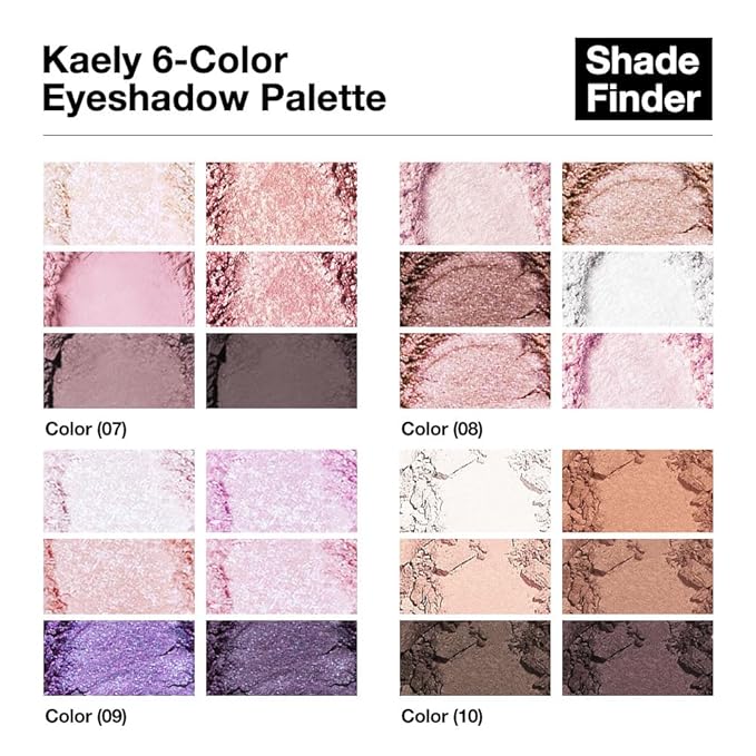 6 Colors Mini Pink Eye Shadow Palette Makeup - Image 5