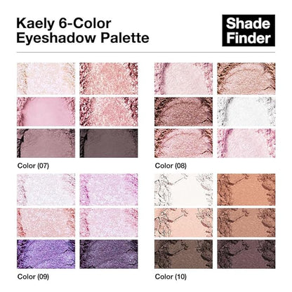 6 Colors Mini Pink Eye Shadow Palette Makeup - Image 5