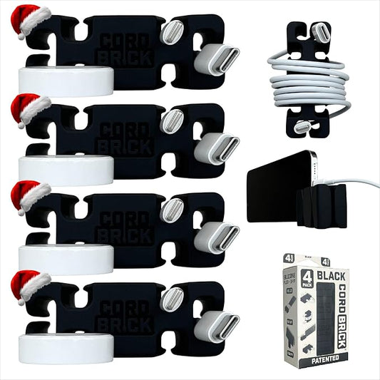 CordBrick Stocking Stuffers for Adults Cord Management Weighted Cord Holder by CordBrick