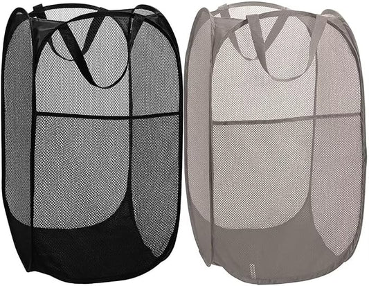 BATTOO Deluxe Strong Mesh Pop up Laundry Hamper Basket by BATTOO