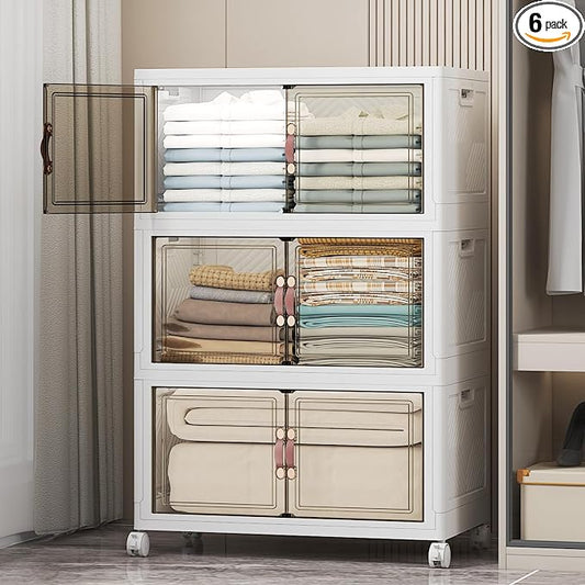 Extra Large Stackable Storage Bins by UAMFURIDirect
