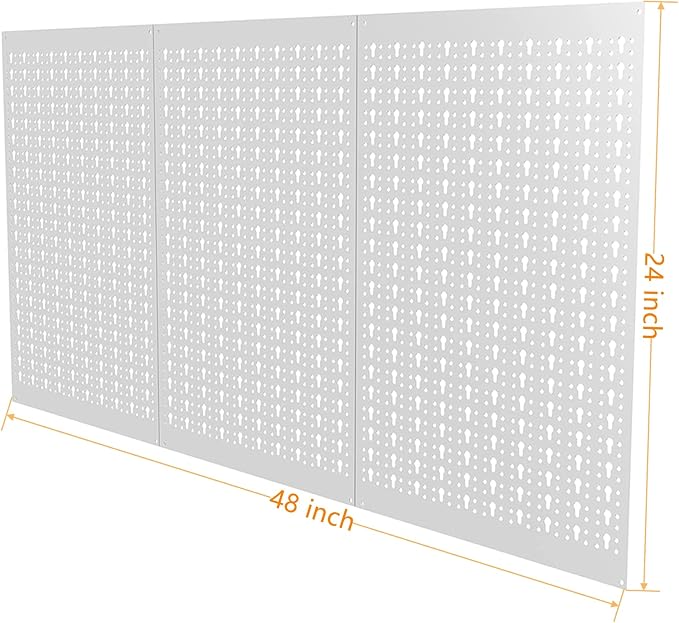TORACK 3 PCS Metal Pegboard Panels - Image 2