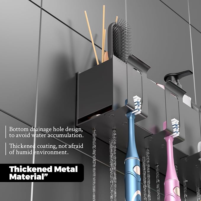 Toothbrush Holders for bathrooms, Toothbrush Holders Wall Mounted, - Image 5
