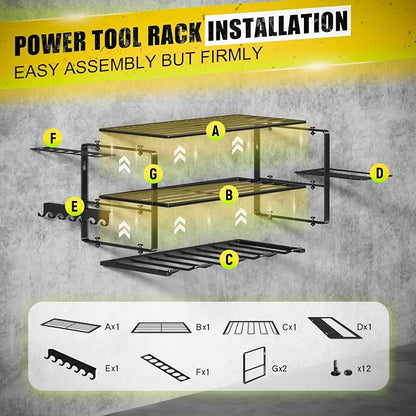 Power Tool Organizer Wall Mount - Image 2