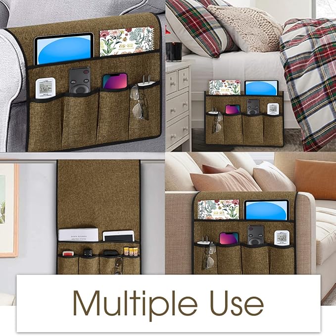 Joywell Couch Organizer Caddy Remote Control Holder - Image 5