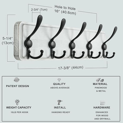 Dseap Coat Rack Wall Mounted - Image 5