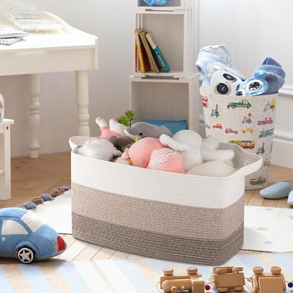 OIAHOMY Rectangle Woven Storage Basket - Image 5