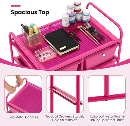 Giantex 10 Drawers Rolling Cart, Classroom Organizers, Storage Cart - Image 8