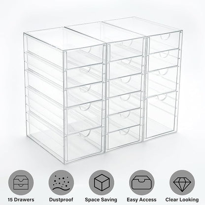Prsildan Acrylic Drawer Organizer - Image 8