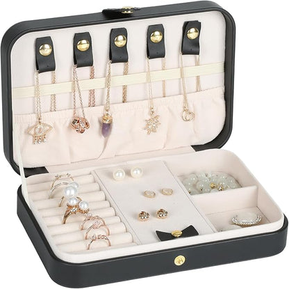 Small Jewelry Box, Travel Jewelry Case Portable Jewelry Boxes by V-LafuyJewelryBox