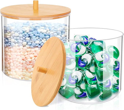 JYPS 1+1 Large-Capacity Laundry Pods Container by JYPSPREMIUMPRODUCTFORYOU