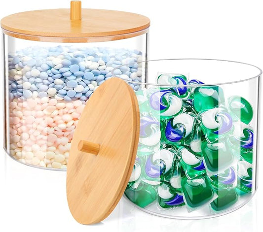 JYPS 1+1 Large-Capacity Laundry Pods Container by JYPSPREMIUMPRODUCTFORYOU