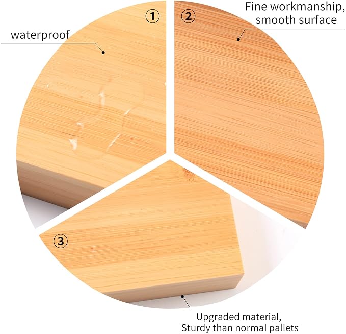 Natural Bamboo Rectangular Vanity Tray, 11.8 x 4.6 x 1.2 inches, Eco-friendly - Image 4