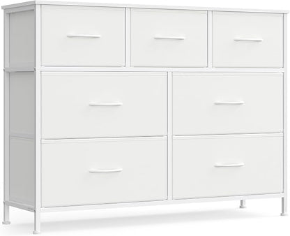 SONGMICS Dresser for Bedroom, Chest of Drawers, TV Stand, 7 Non-Woven Fabric by SONGMICSbySONGMICSHOME