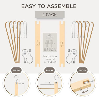 MORALVE Pants Hangers Space Saving - Image 7