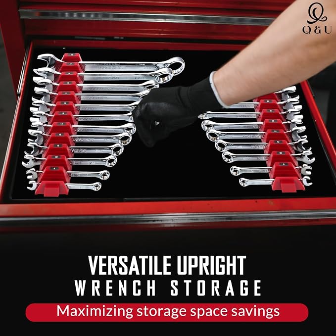 Q&U Wrench Organizer Modular System – 48 PCS Magnetic Wrench Organizer - Image 3