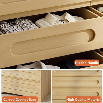Tall Dressers for Bedroom, 6 Drawers Dresser & Chest of Drawers - Image 4
