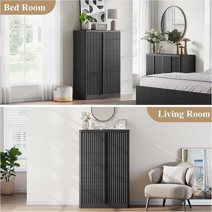 Fluted Dresser for Bedroom, Modern Chest of Drawers - Image 5