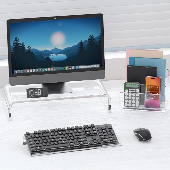 Richboom Computer Keyboard Stand Tilt PC Keyboard Stand Riser - Image 9