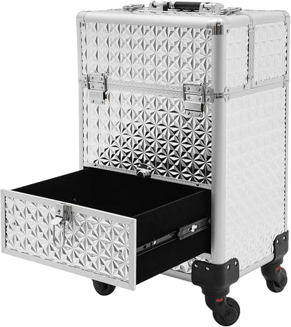 Rolling Makeup Case, Nail Storage Box - Image 6
