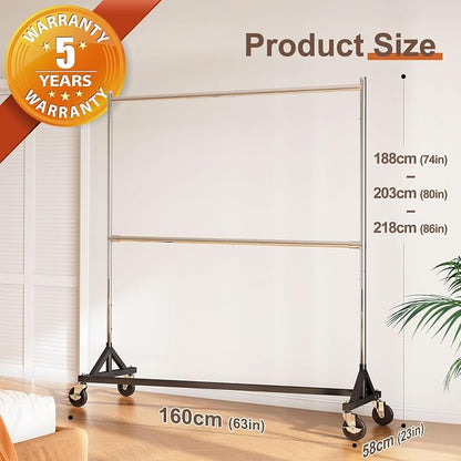 HOKEEPER Z Rack for Clothing Heavy Duty Clothes Rack Hold 550 LBS Commercial - Image 7