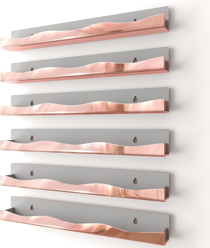 Wall-Mounted Nail Polish Organizer Rack by YMVV
