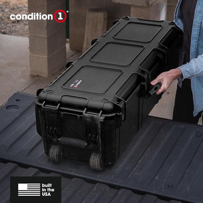 Condition 1 45" Waterproof Hard Case w/Wheels & Pluckable Foam – Lockable - Image 6