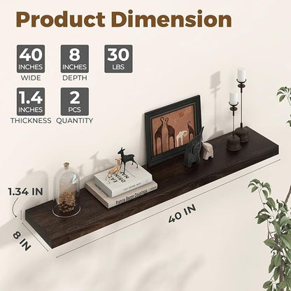 Axeman Floating Shelves for Wall - Image 3