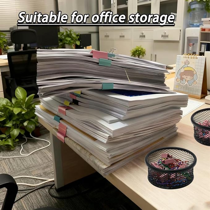 2 Pack Mesh Paper Clip Holder, Paperclip Holder - Image 5