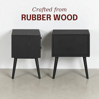 NTC Lux Nightstand with 2 Drawers, Featuring Adaptable Design, 150 lbs Load - Image 4