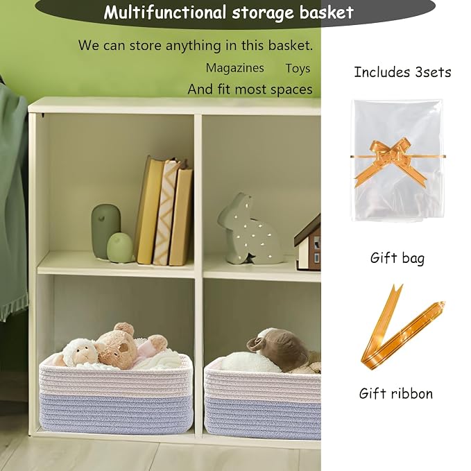 COMFY-HOMI 11.5"x7.5"x4.7" Storage Baskets - Image 4