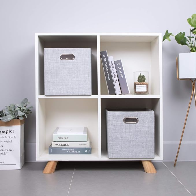 11 Inch Cube Storage Bins for Organization, Fabric Storage Cubes Closet Storage - Image 5