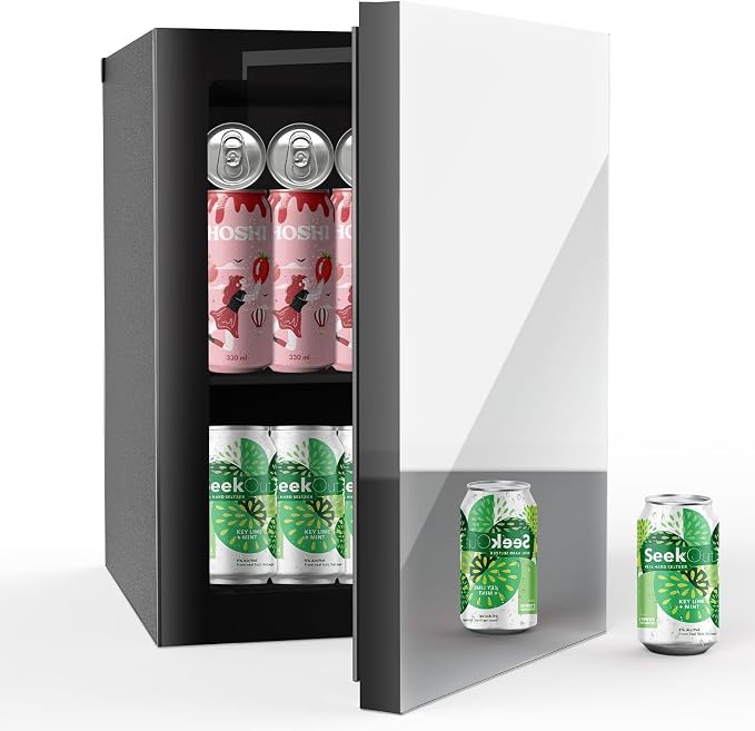 Compact Beverage Refrigerator, 24 Can/0.95 Cubic Feet Fridge by Erivess
